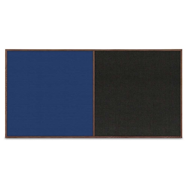 Enclosed Corkboard, 3 Door, 96"x48", 4" Fra